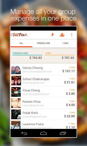 【免費財經App】BillPin - split group expenses-APP點子