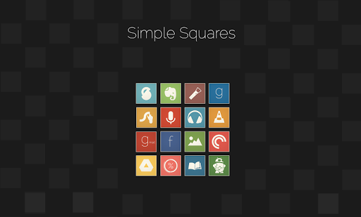 Simple Squares - Icon Pack