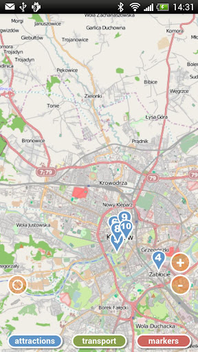 Krakow Offline Maps Guide