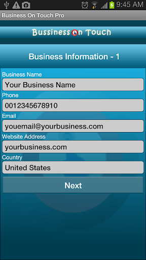 Business On Touch Pro