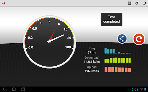 Free Internet speed test Meter.Net APK