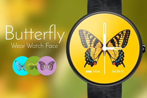 Colorful Butterfly Watch Face