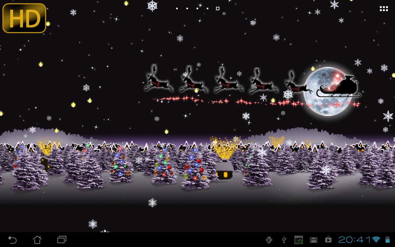 Christmas Live Wallpaper Santa Android Apps On Google Play