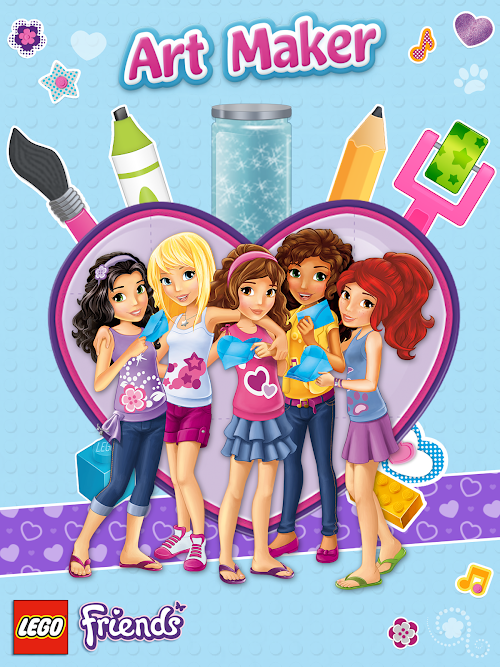 Android application LEGO® Friends Art Maker screenshort