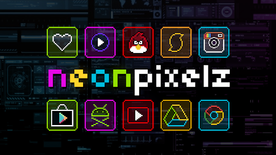 免費下載個人化APP|Neon Pixelz - Icon Pack app開箱文|APP開箱王