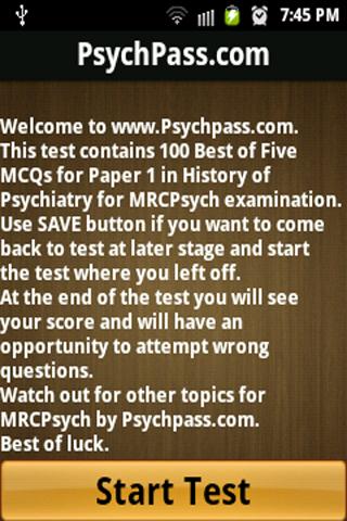 MRCPsych History Paper 1