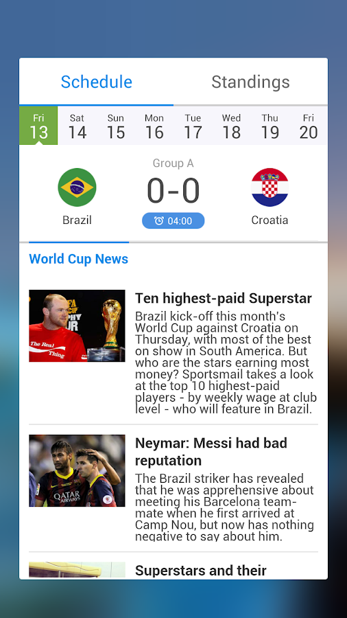 CM Locker - World Cup Edition - screenshot