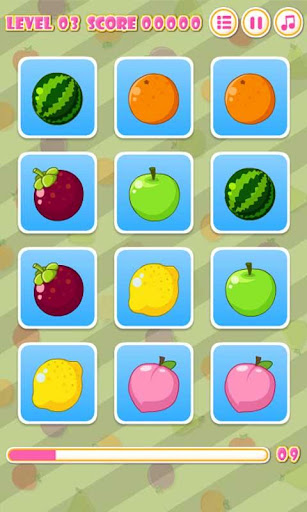 【免費益智App】記憶遊戲 Fruit Matching-APP點子