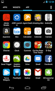 Ios7 Flat (APEX NOVA GO THEME) - screenshot thumbnail