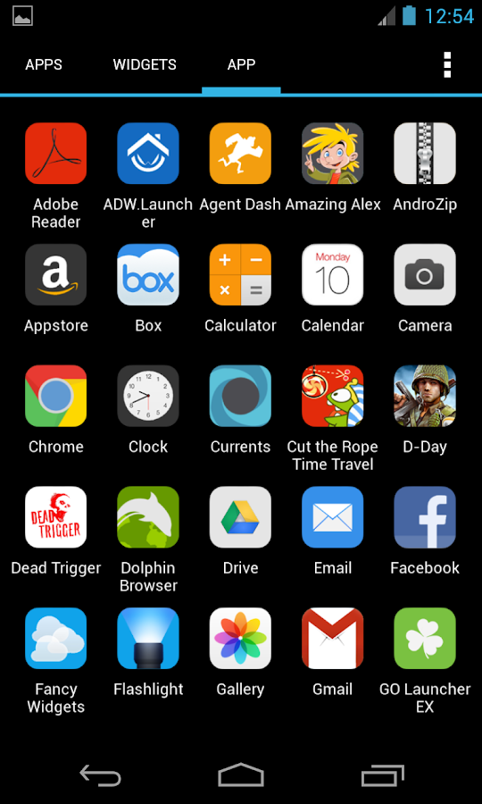 Ios7 Flat (APEX NOVA GO THEME) - screenshot