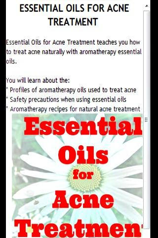 Essential Oils for Acne