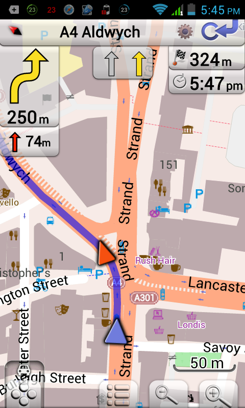 Map of UK Screen 2