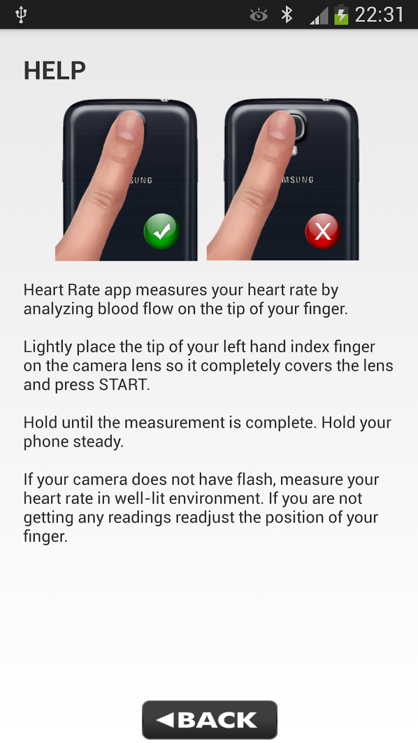 Heart Rate Monitor Screen 2