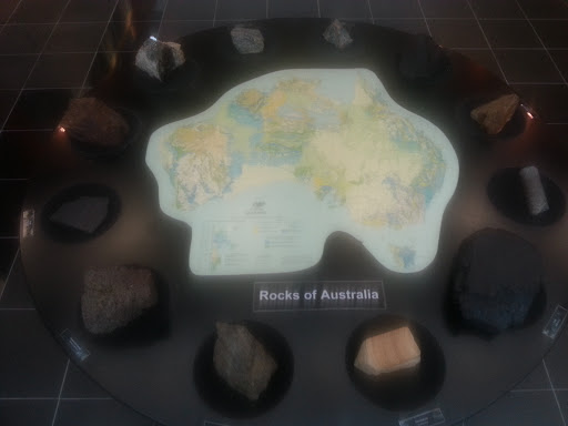Rocks of Australia display table