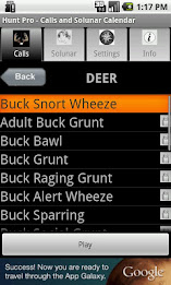 Hunt Pro - Calls and Solunar poster 1