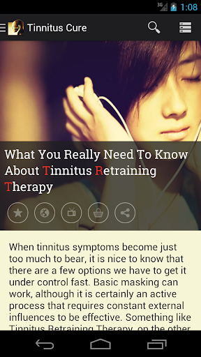 Tinnitus: The Cure