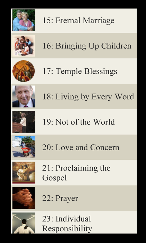 LDS Melchizedek Priest. Manual Screen 2