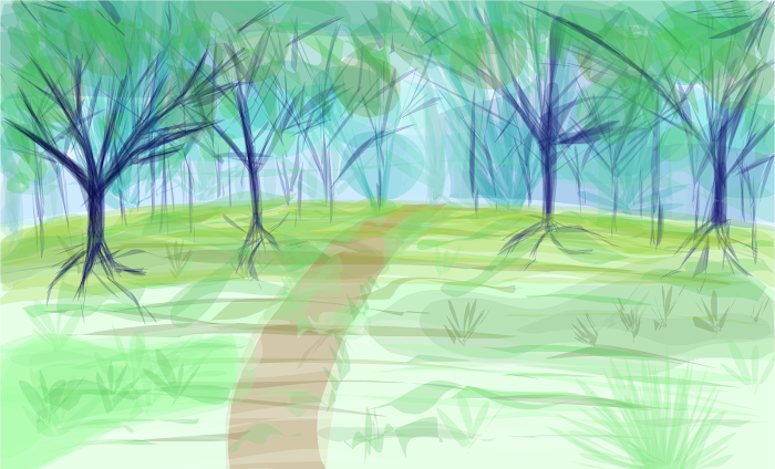 Scriblly Landscape