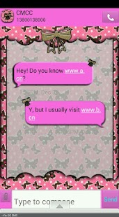 download GO SMS THEME/BtterflyBows2 free