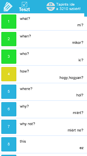Szótanuló EN-HU Lite