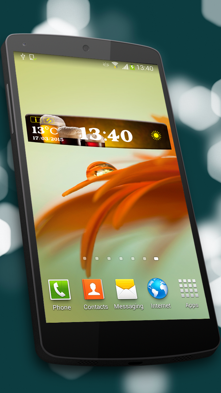 Beer Weather Clock Widget Screen 3