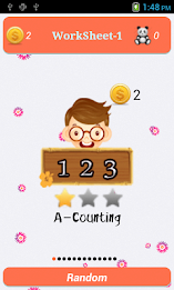 Kids Math - Educational Game and Worksheet Free poster 2