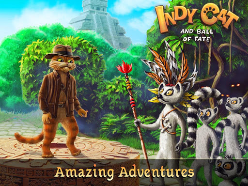 Indy Cat - Match 3 Puzzle Adventure  (Mod Money)