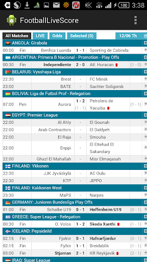 FB Livescore world cup2014