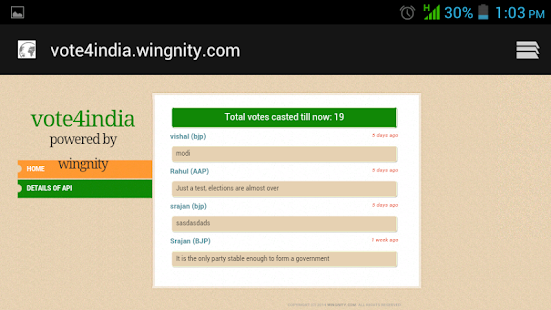 How to mod Vote4India patch 1.0 apk for android