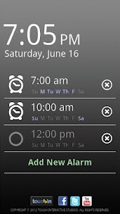 touchAlarm: Fun Alarm Clock