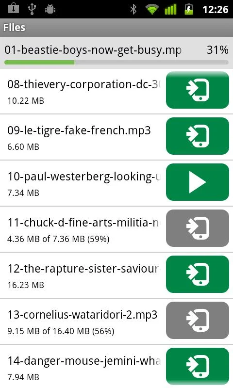 µTorrent®  Remote - screenshot