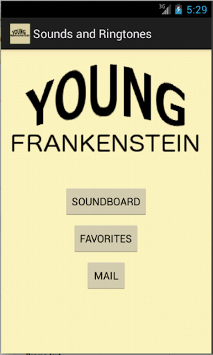 Young Frankenstein Soundboard