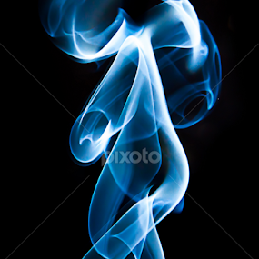 Blue Medusa by Balan Emilian - Abstract Light Painting