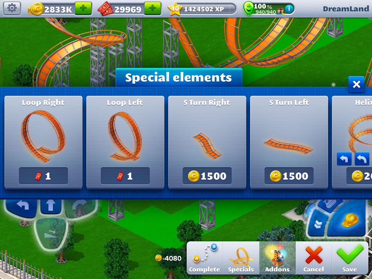    RollerCoaster Tycoon® 4 Mobile- screenshot  
