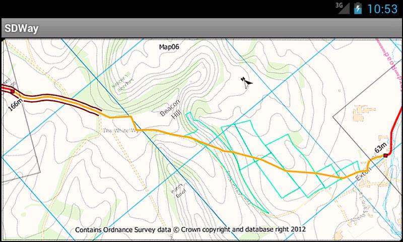 South Downs Way Map Screen 1