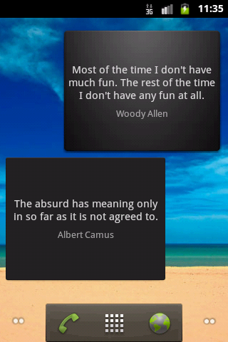 【免費個人化App】Smart Quotes Widget-APP點子