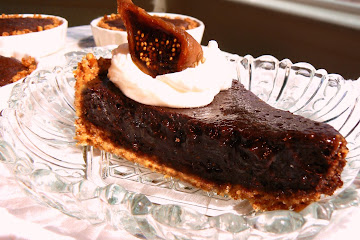 Mocha &amp;amp; Fig Tart with an Almond Pretzel Crust