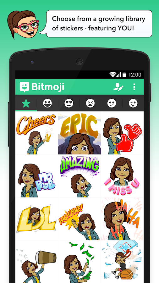 Bitmoji - Emoji por Bitstrips - screenshot