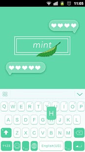 How to download Mint Theme for Keyboard Emoji 1.2 apk for pc