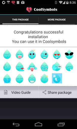 Coolsymbols表情包邪恶的水珠蓝先森