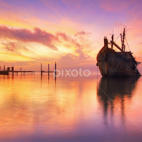 A Calm Moment by Saya Serin - Landscapes Sunsets & Sunrises