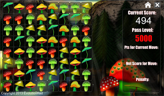 Magic Mushrooms Match Three Screenshots 4