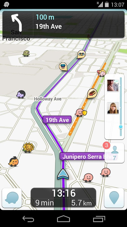 Waze Social GPS Maps & Traffic - Android-rakendused teenuses Google Play