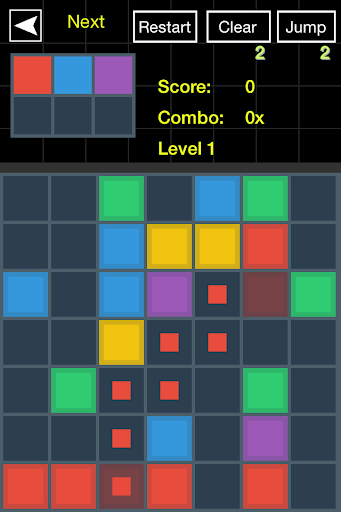 Move and Connect match 4 tiles