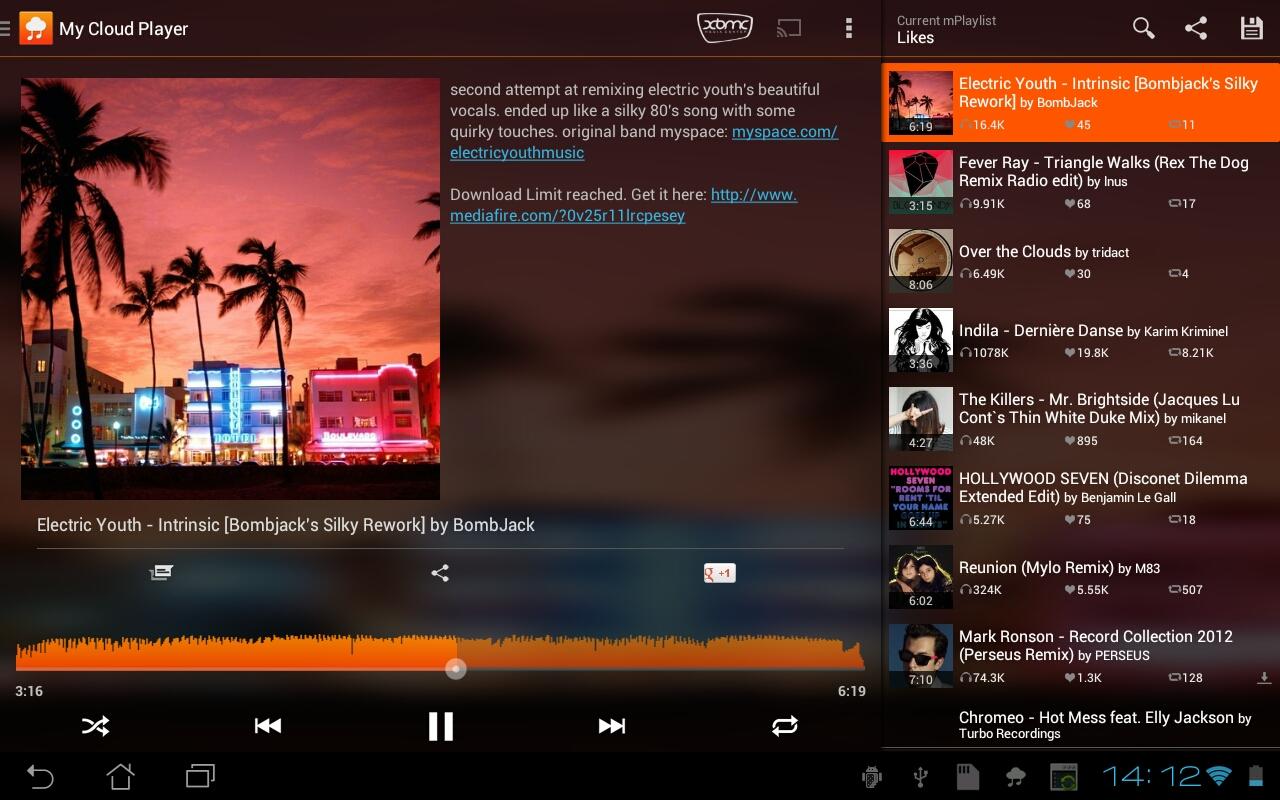 player cloud my screenshot My for Cloud   SoundCloud Player