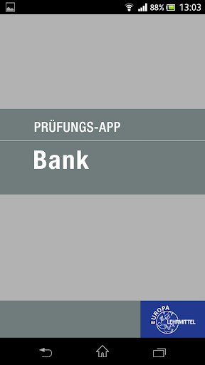 Prüfung Bank