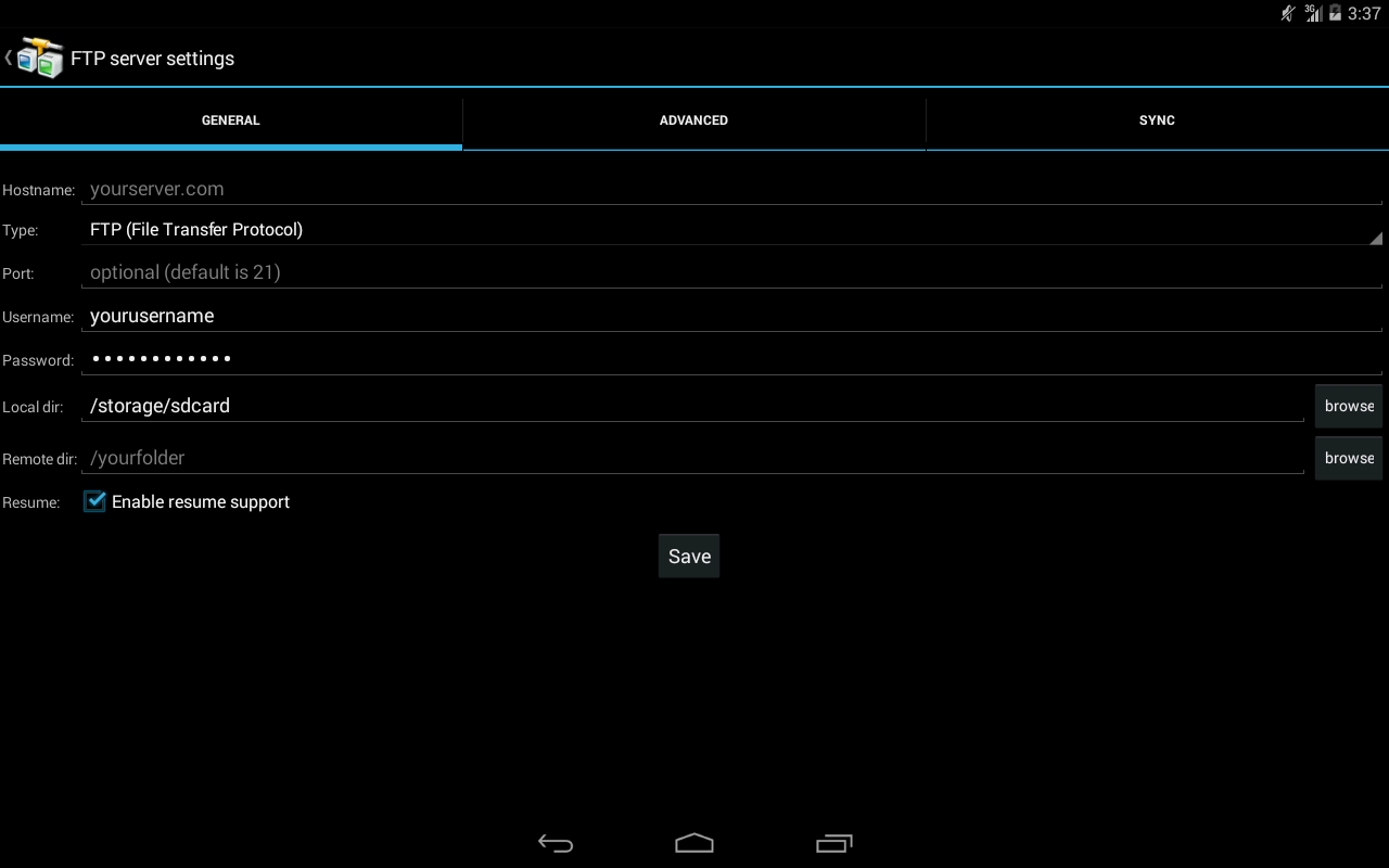 Resume Ftp Resume Download andftp your ftp client android apps on google play screenshot