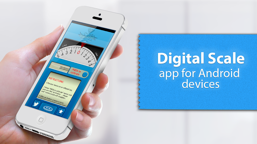 Digital Scale simulatotion app Screen 2