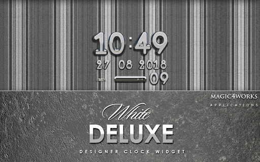 免費下載生活APP|White Deluxe Digital Clock app開箱文|APP開箱王