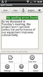 Spell Checker (+voice input)